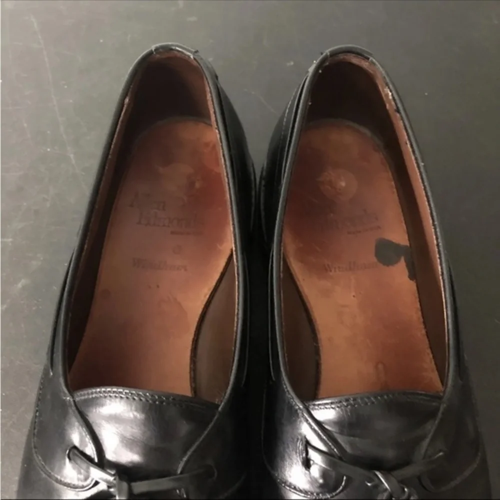ALLEN EDMONDS WINDHAM MENS Black‎ DRESS LOAFERS Sz 10 B MADE IN USA